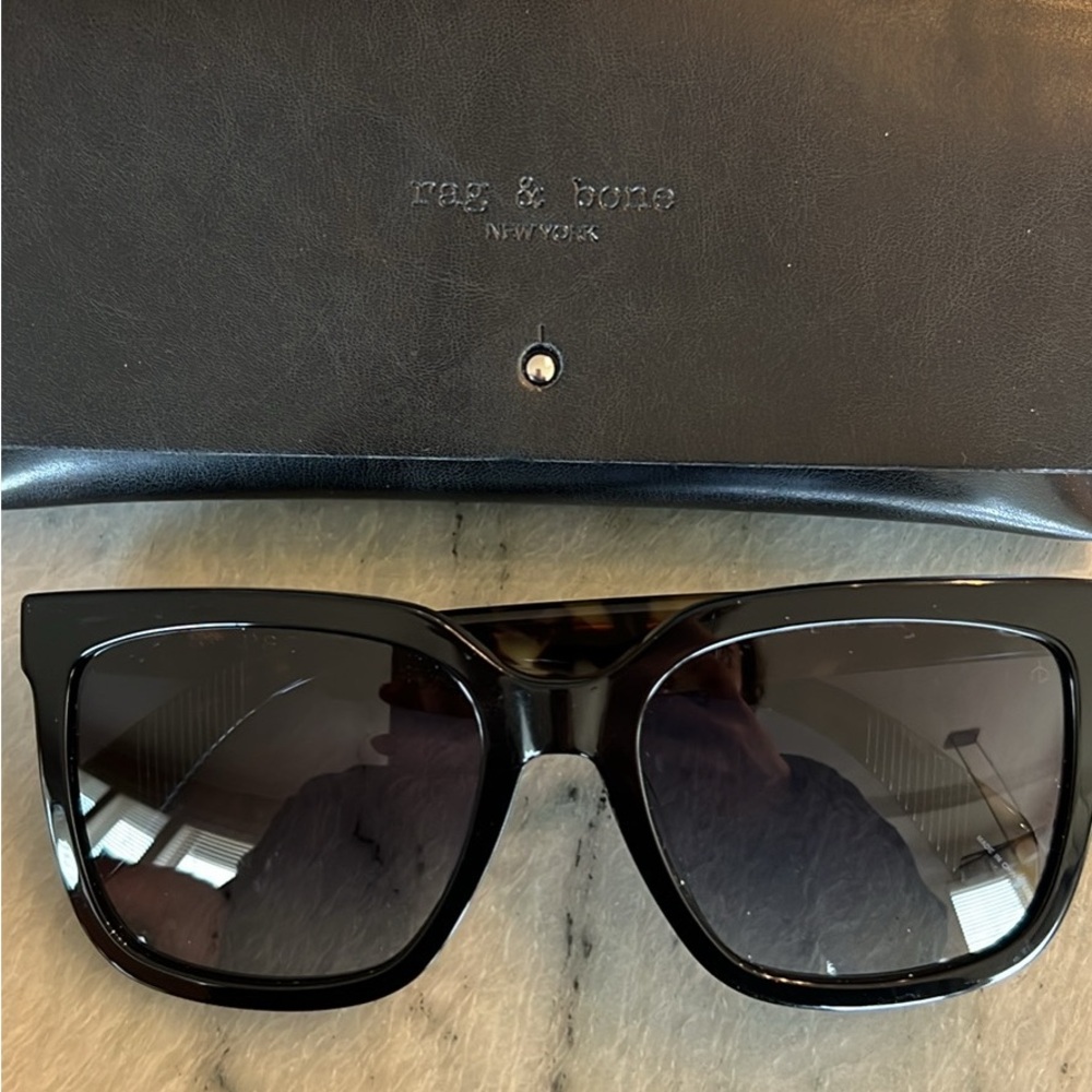 Rag & Bone Black Sunglasses